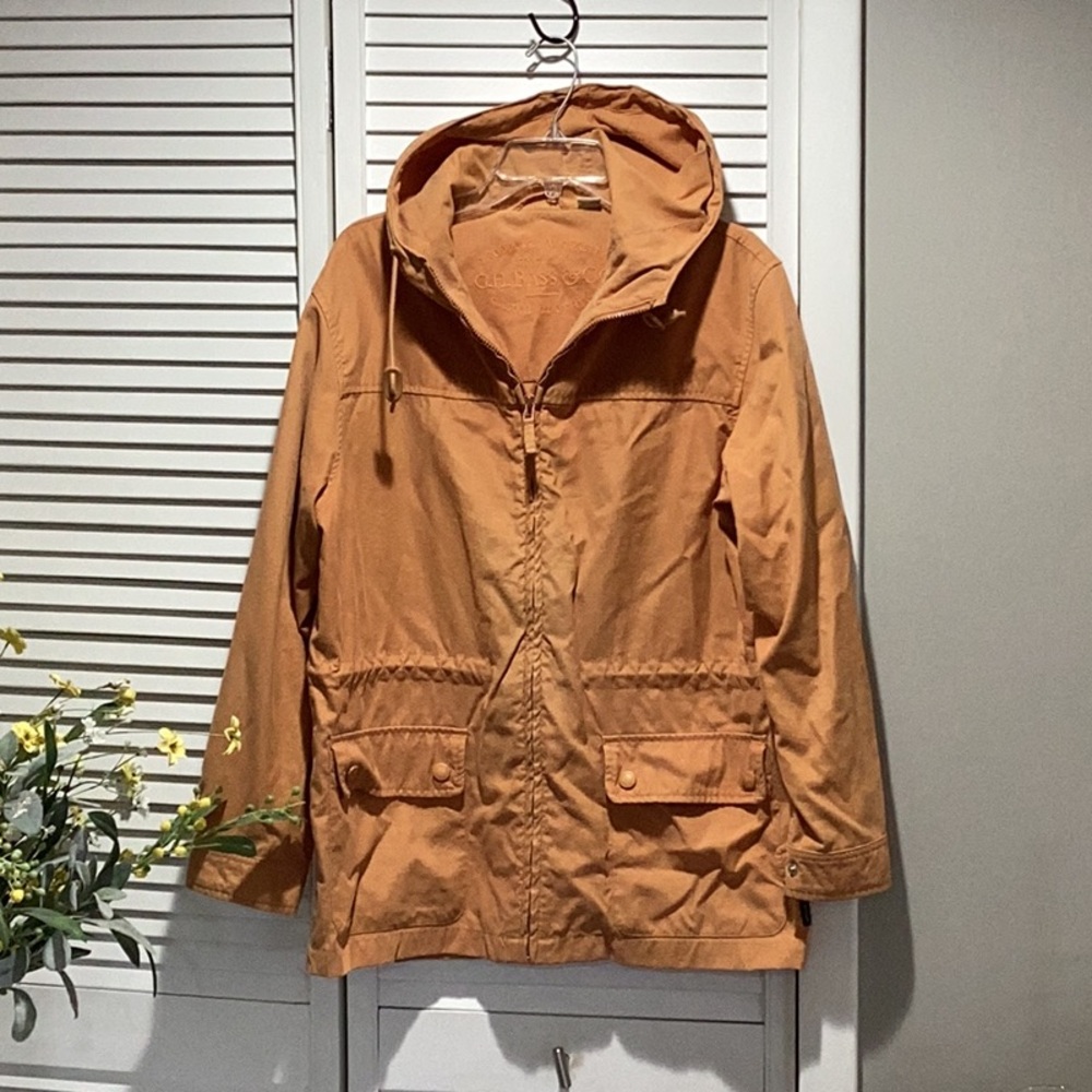 Orange Hooded Jacket